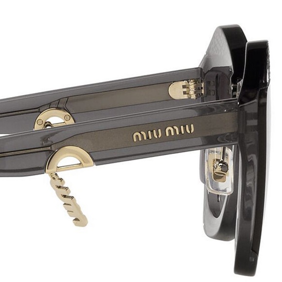 MIU MIU Butterfly Style Sunglasses Pink Tint Gradient Lense, Frame Brown NWT - Picture 5 of 5